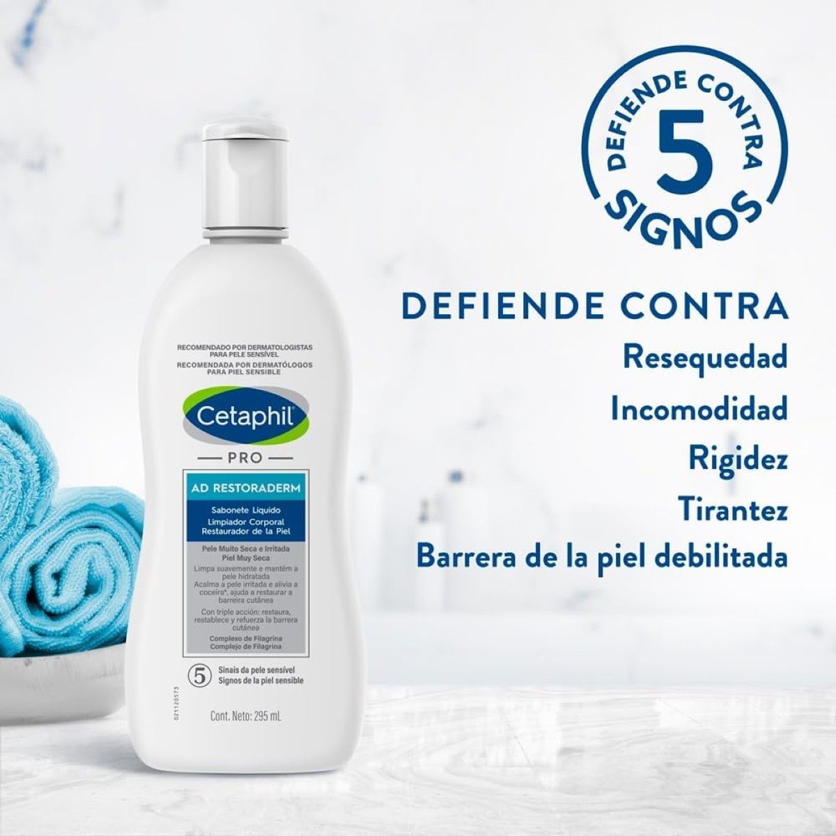 Cetaphil Pro Ad Restoraderm Limpiador Corporal