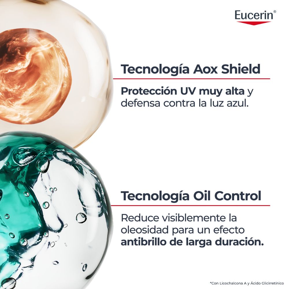Eucerin Sun Oil Control Gel Toque Seco Fps50+ Protector Solar
