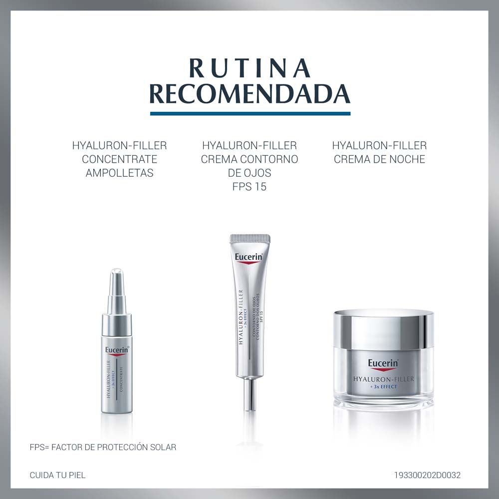 Eucerin Hyaluron Filler + 3x Effect Crema Antiarrugas De Dí­a Fps15
