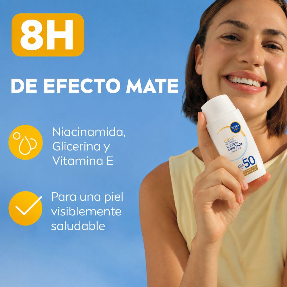 Nivea Sun Invisible Daily Fluid Protector Solar Facial
