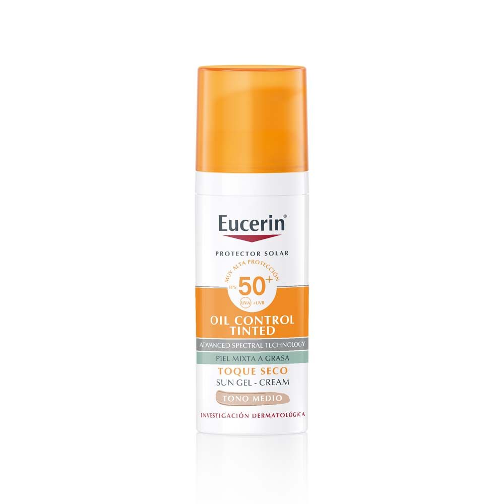 Eucerin Oil Control Toque Seco Protector Solar Fps50+ Color
