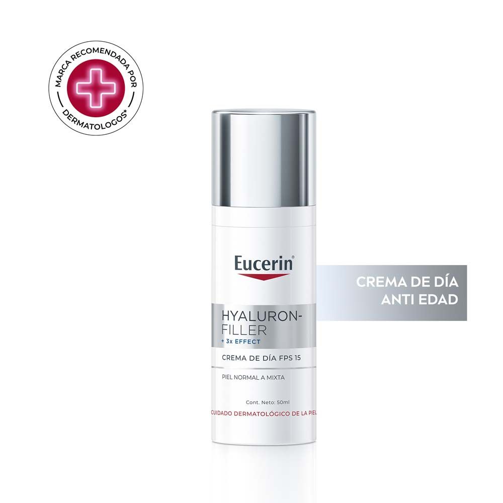 Eucerin Hyaluron Filler + 3x Effect Crema Antiarrugas De Dí­a Fps15