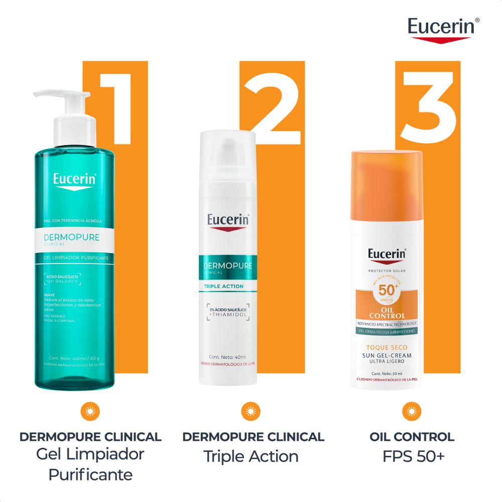 Eucerin Sun Oil Control Gel Toque Seco Fps50+ Protector Solar