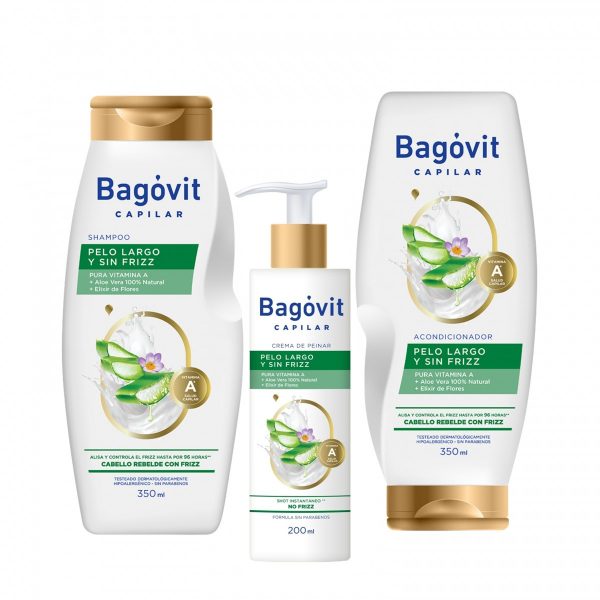 Bagóvit Capilar Rutina Pelo Largo Y Sin Frizz