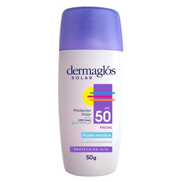 Dermaglós Protector Solar Facial Fps50 Fluido Invisible