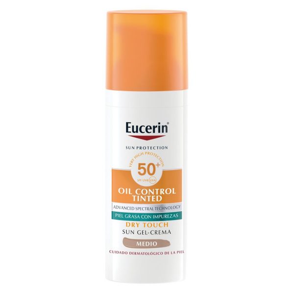 Eucerin Oil Control Toque Seco Protector Solar Fps50+ Color