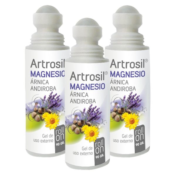 Pack 3 Artrosil Magnesio árnica Gel Roll On