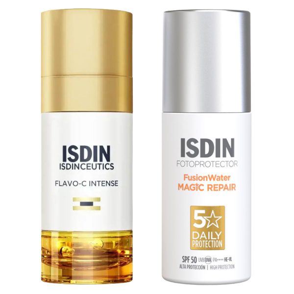 Rutina Isdin Flavo C Intense + Fusion Water Magic Repair