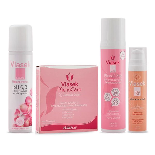 Combo Viasek Menopausia Higiene E Hidratación