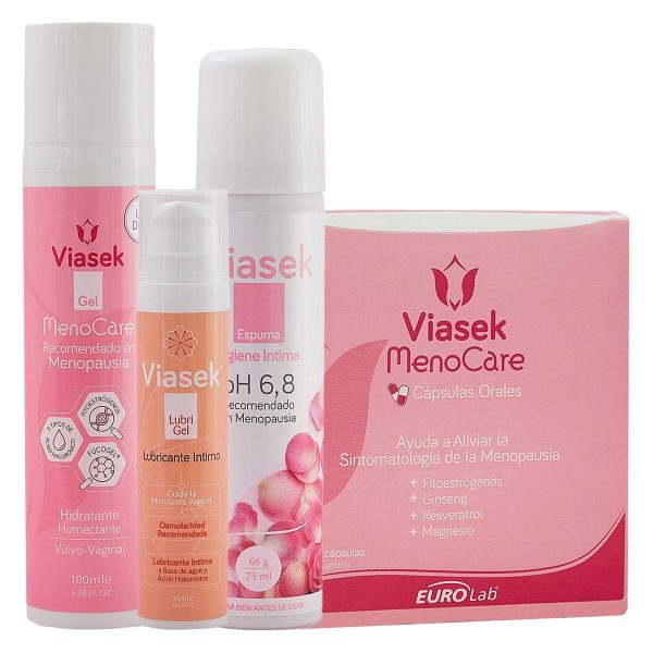 Combo Viasek Menopausia Higiene E Hidratación