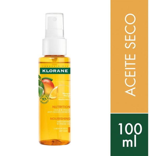 Klorane Mango Aceite En Spray Para Cabello Seco