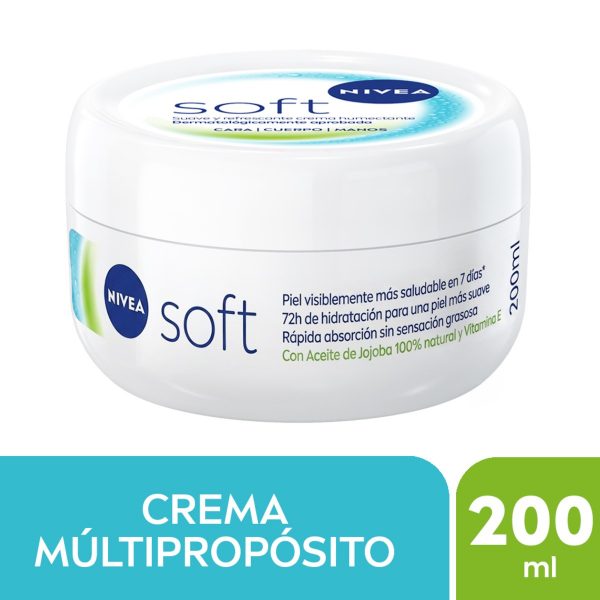 Nivea Soft Crema Hidratante Intensiva X 200ml