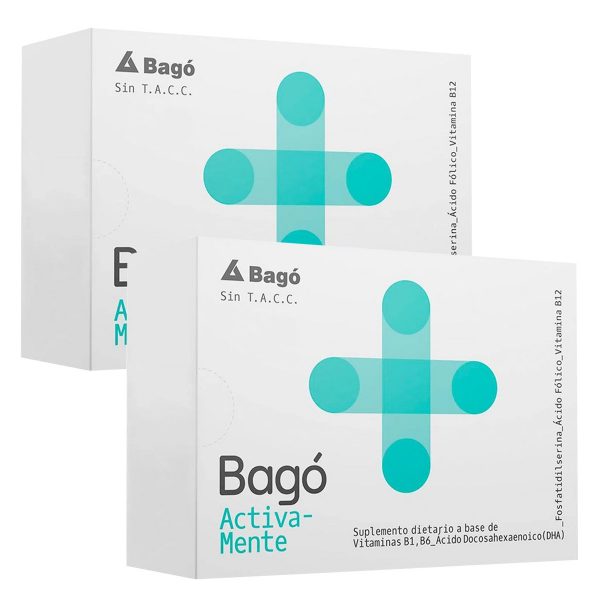Pack 2 Bagó+ Activamente Suplemento Dietario