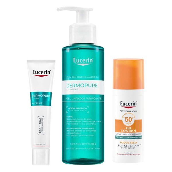 Rutina Eucerin Hidratación Facial Piel Grasa