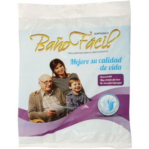 Baño Fácil - Paños Jabonosos X 10 Unidades
