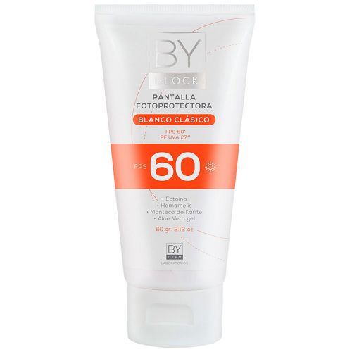 By Block Pantalla Fotoprotectora Blanco Fps60 Crema Vto 01-27
