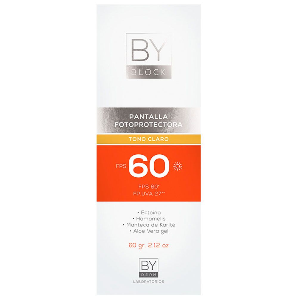 By Block Pantalla Fotoprotectora Color Fps60 Crema