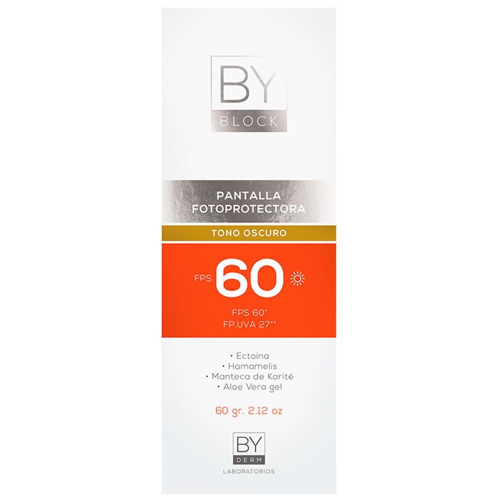 By Block Pantalla Fotoprotectora Color Fps60 Crema