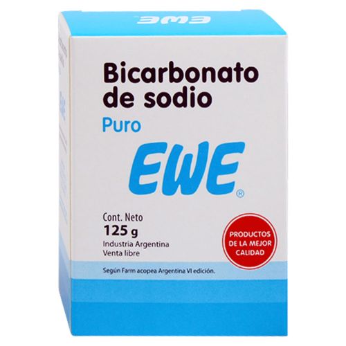 Ewe Bicarbonato De Sodio Puro En Polvo X 125 Gramos