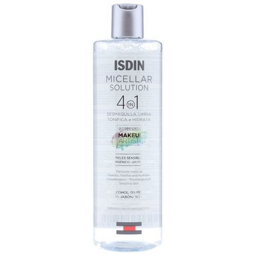 Isdin Micellar Solution 4 En 1 Limpieza Facial X 400ml