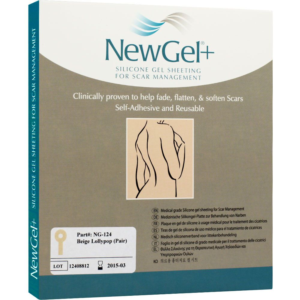 [ARCHIVADO] Newgel+ Láminas De Silicona Cicatrices Busto Color Beige