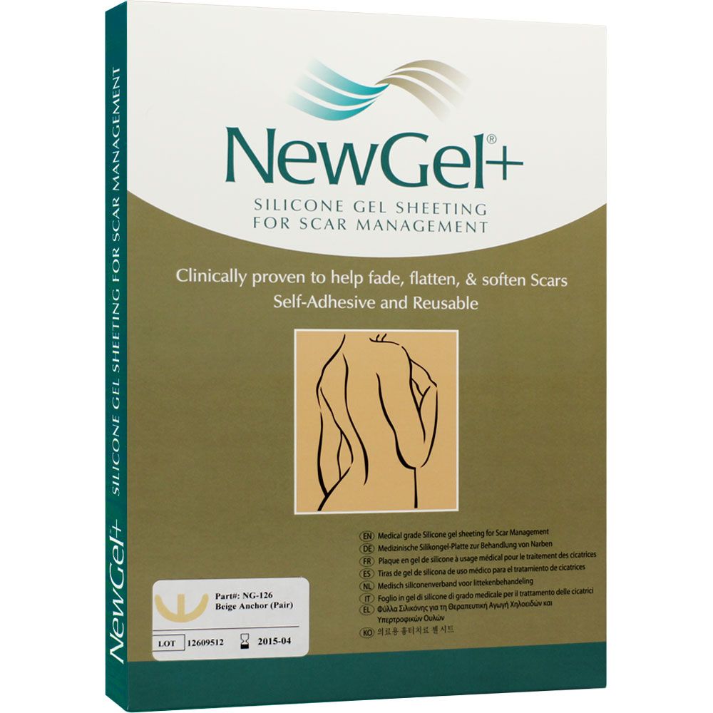 [ARCHIVADO] Newgel+ Láminas De Silicona Cicatrices Busto Color Beige