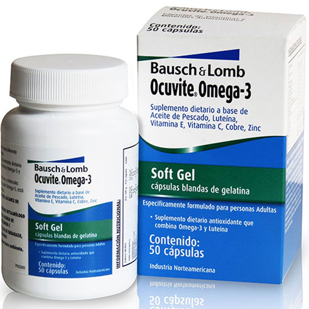 omega 3 luteina l carnitina vitaminas y minerales Luteína Y Zeaxantina + Omega 3 Best Health 30 cápsulas main image 1