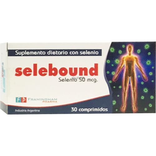 Selebound Selenio Orgánico X 30 Comprimidos Vto 12-26
