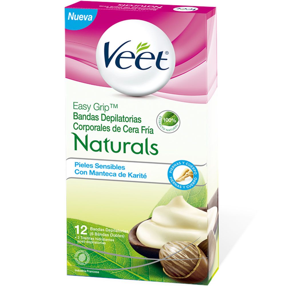 [ARCHIVADO] Veet Naturals Bandas Depilatorias Corporales Piel Sensible