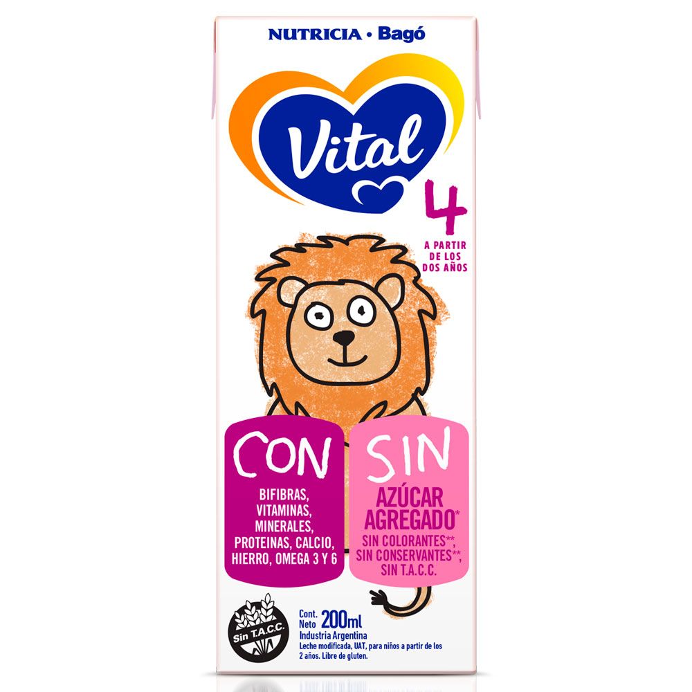 [ARCHIVADO] Vital 4 Leche Nueva Fórmula A Partir De 2 Años Brick